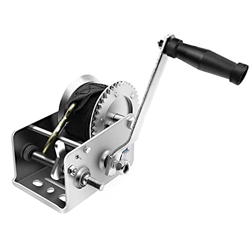 PROFLine 2500lbs Hand Winch Heavy Duty Boat Trailer Winch Two-Way