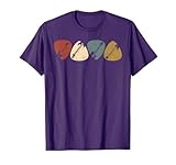 Vintage Guitar Pick Retro Guitarists, Bassist Gifts T-Shirt