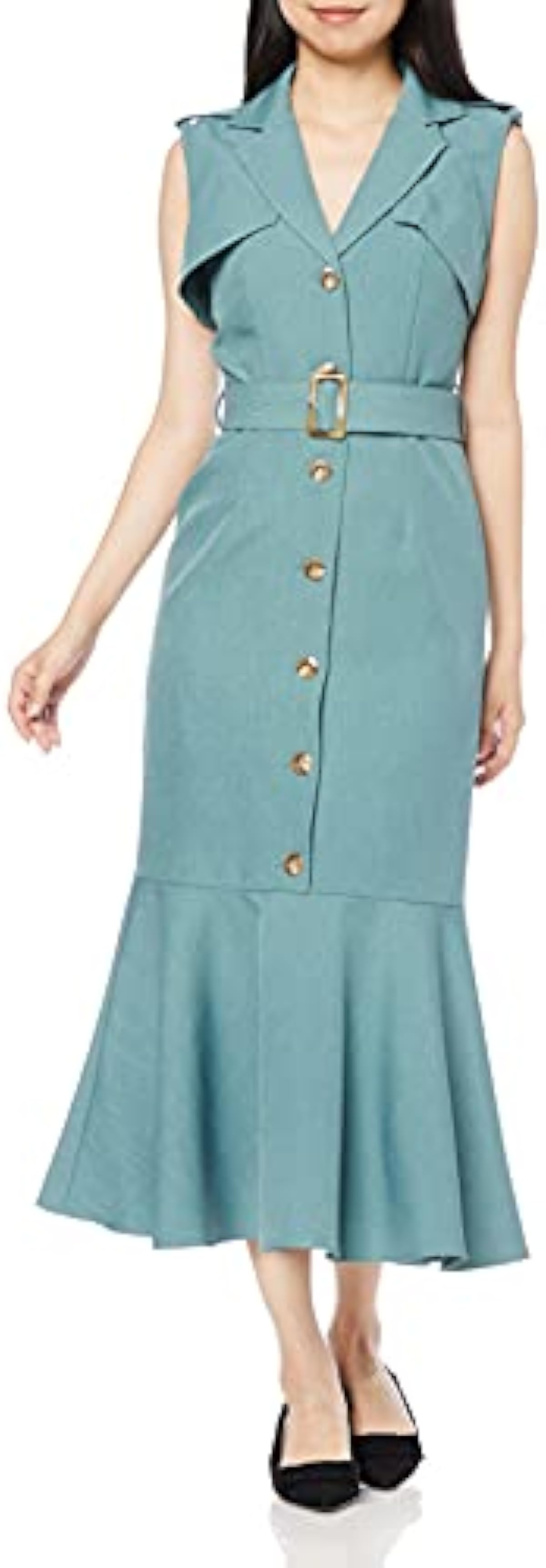 社 販 ロイヤルパーティー カジュアルドレス トレンチマーメイドワンピース レディース ブルー F ワンピーススーツ 通販 海外受注発注品 Www Civilittee Hu Com