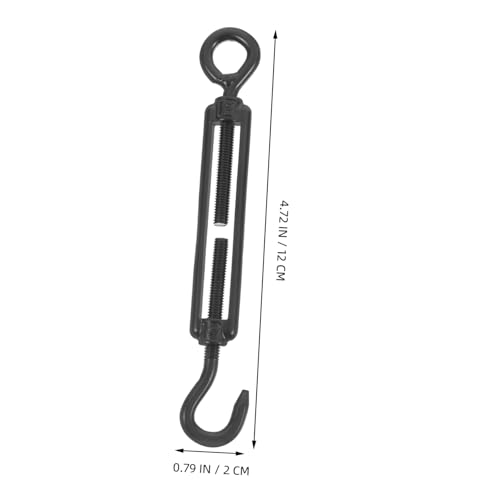 Unomor 5pcs Ajustables Tensores para Cable Gancho y Ojal Acero Inoxidable para Vela Sombra y Línea de Ropa miniatura 2