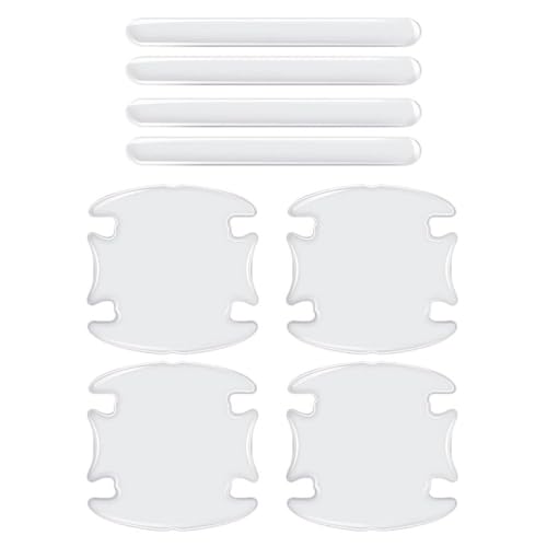 IVYMEIMEI 8pcs Pellicola Protettiva per Maniglie per Mercedes Benz Vito (W447, Facelift 2019) Extra Long 2019, Protezione AntiGraffio per Maniglia della Portiera Trasparente Autoadesiva