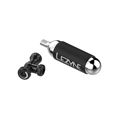 Lezyne Control Drive Co2 Bicycle Inflator & 16G Cartridge| Presta & Schrader Compatible, Bicycle Tire Pump, Mountain & Road Bikes. #TOP3
