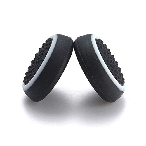 Silicone Thumb Stick Joystick Cap Analog Grip Thumbsticks Cap Cover Case For Nintendo Switch Ns Joy-Con Controller (Black-White) #TOP1