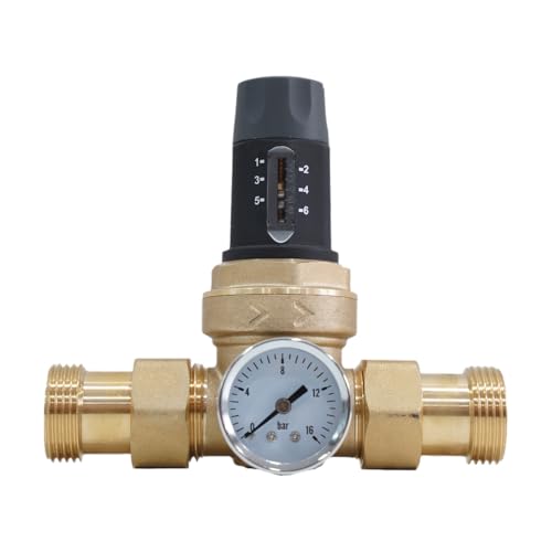 Voreinstellbarer Druckminderer 1 mit Manometer