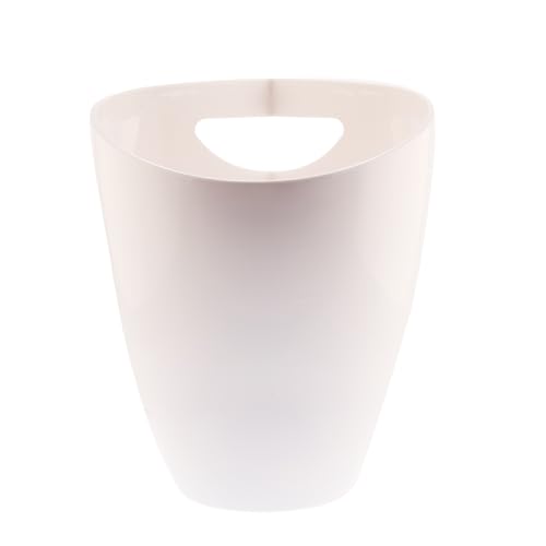 Cubitera para botellas de vino Koala Nature 3,5 L – Champanera acrílica para 2 botellas de vino, cava o champagne – Enfriador rápido, ligero, apilable y reutilizable, con asas, color blanco