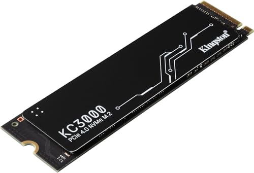 Image of Kingston KC3000 PCIe 4.0 NVMe M.2 1024 GB SSD - High-Performance Storage for Desktop and Laptop PCs -SKC3000S /1024G