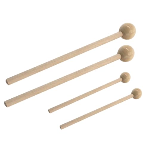 2 pares de baquetas redondas de madera para instrumentos de percusión, agarre cómodo para práctica y conciertos miniatura 7
