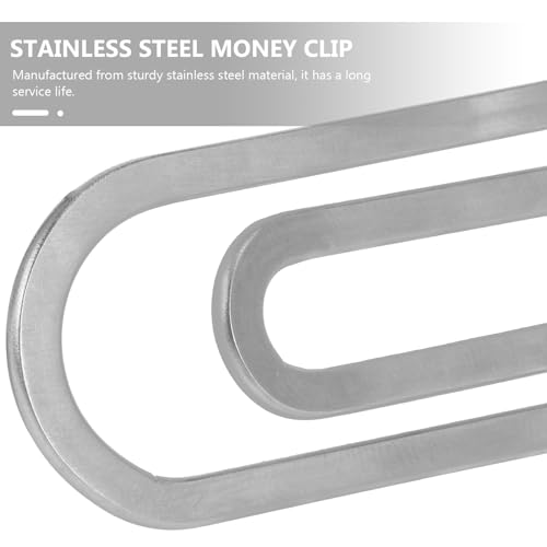 Homoyoyo Paper Clip Wallet Minimalist Wallet Women's Mens Slim Cash Clip Students Awards Personalized Money Cards Holder Festival4