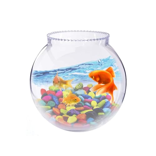 Image of AAMU Moon Mini Flower Vase, Candy Jar, Glass Planter for Money Plant & Bamboo Plant, Small Size Fish Bowl for Bars, Cafes, Modular Kitchen, Home, Table & Office Decoration - Pack of 3 Piece, 4 Inches