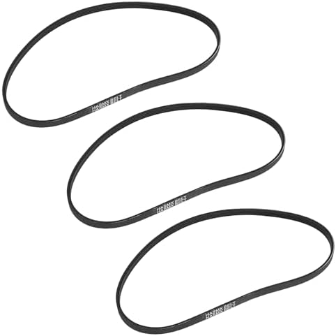 HASMX Ribbed Drive Belts for Sears Craftsman 12" Band Saw Models 119.224000, 119.224010, 351.224000 Replaces Part Numbers 1-JL20020002, JL20020002, 29502.00, 24" Internal Length, 4 Rib (3-Pack)