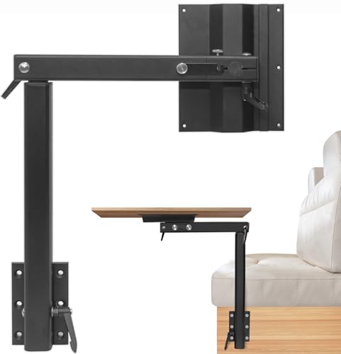 HWHongRV Pata de Mesa de Caravana Mejorada con Parte Superior de Mesa Plegable, Gira 360 Grados, extraíble de aleación de Aluminio de, Accesorios para RV, pontón, camión, Caravana,…