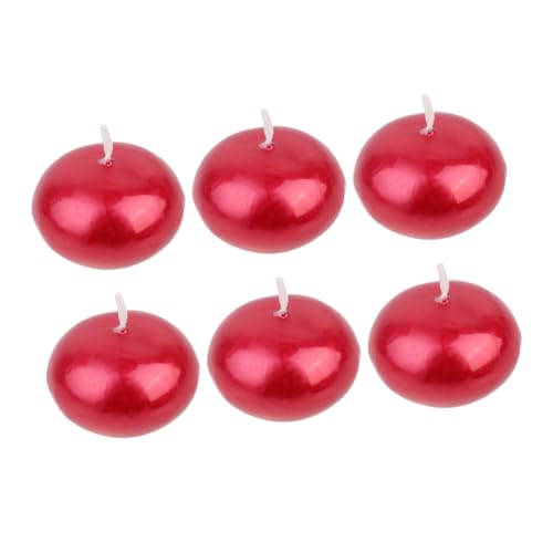 Cabilock Il Tuo Evento Confezione Da 6 Candele Galleggianti Colorate Senza Per Banchetti Nuziali Proposte E Feste