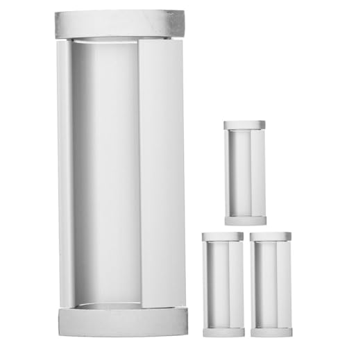 Outanaya 4 Pcs Concealed Flush Door Pull Handles para puertas corredizas tipo bolsillo, aleación de aluminio, tiradores invisibles con espacio de agujeros de 96 mm, herrajes empotrados para armarios de dormitorio y clóset