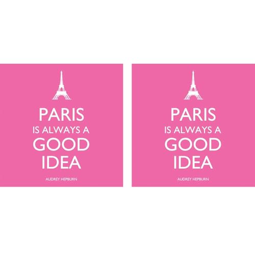 Serviettes cocktail Paris à offrir en cadeau de créateur chic