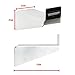 Pit Posse PP282 Helmet Hook Holder Rack Storage Enclosed Cargo Race Trailer Shop Garage - Made in USA - Aluminum Organizer Motorcycle Bike Accessory - 5 Year Warranty (Silver)