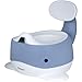 Kindsgut Potty Training Toilet in Whale Design, Designed in Germany, Potty Training in a Beautiful Design, Pigeon Blue