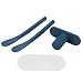 Toallero Azul sin Perforaciones en Forma de Lazo Toallero montado en la Pared Trapo de plástico Estante de Almacenamiento Baño Cocina Toallero Suministros