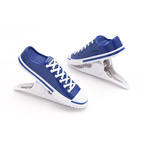 O2COOL BCP51 Blue Sneakers Beach Towel Clip