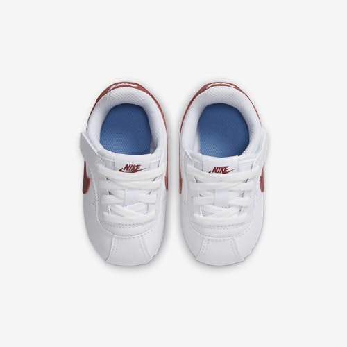 Nike Cortez EasyOn Baby/Toddler Shoes (DM0952-115, White/Varsity Blue/Varsity Red)4