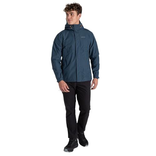 Craghoppers Mens Ossus Waterproof Jacket (L) (Black) - Image 7
