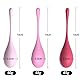 Roluck Liebeskugeln für die Frau, Silikon Anal Plug Vaginal Dilator Anal Training Kit, Kegel Balls 3er Set Liebeskugeln für die frau beckenboden Sexspielzeug für Prostata Massage Anal Dilator