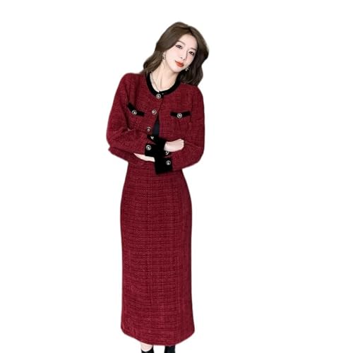 Veste en tweed femme et jupe longue tenue premium