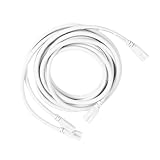 Sosoport 2 Stück LED Röhren Stromkabel 2m Doppelendkabel 3 Polig Weiß für T5 Leuchtstofflampen Ersatz