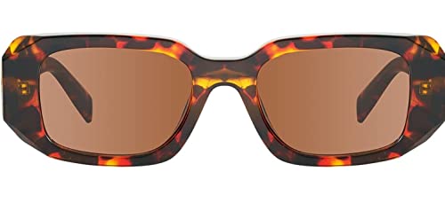 Fashion Chunky Trendy Rectangle Sunglasses 90s Designer Vintage Retro Square Glasses Women Men Cool Cute Shades3