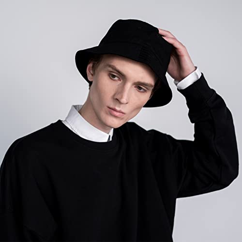 Image of Rosoz 1 & 2 Pack Bucket Hat for Women Men Summer Travel Beach Sun Hat Outdoor Cap Unisex Bucket Hats
