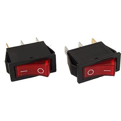 Interrupteur lumière rouge pour rénover les appareils de cuisine et atelier