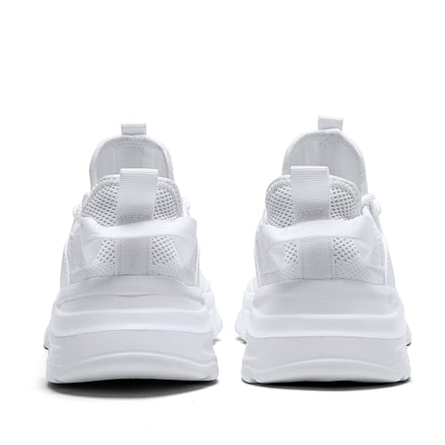 Image of Men's Slip on Walking Shoes Tennis Running Sneakers Lightweight Breathable Casual Soft Sole Comfort Work Gym Trainers
