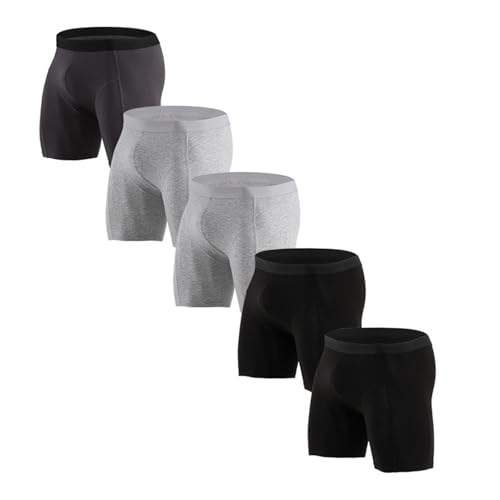 Calzoncillos bóxer transpirables de algodón pack de 5 unidades confort térmico diario