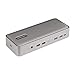 Produktbild StarTech.com Dual Monitor USB-C KVM Dockingstation für Zwei Laptops, 2x 4K 60Hz DisplayPort Dock/KVM Switch, 5x USB, 90W/45W Power Delivery für zwei Notebooks, Windows/macOS (129UE-USBC-KVM-DOCK)