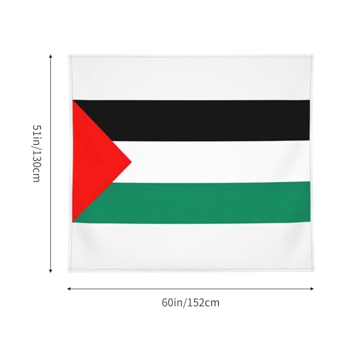 Tapiz de Palestina EdWal grande de 152 x 130 cm con estampado de alta nitidez 5