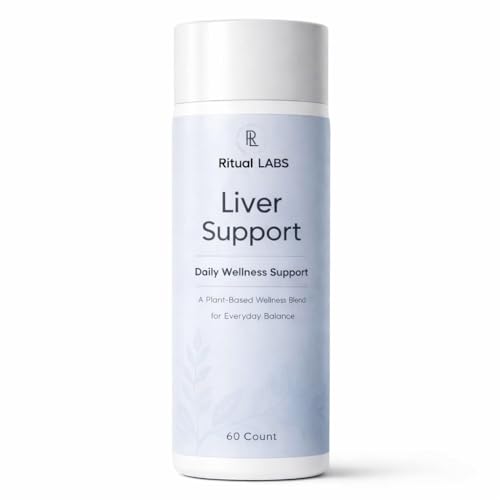 Ritual Labs Liver Support Plant-Based Wellness Support for Daily Balance Gentle Botanical Formula for Everyday Use Clean Lifestyle Blend Simple & Minimal Ingredients 60 Count (1)