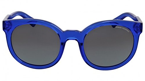 A|X Armani Exchange AX4057S Sunglasses 821011-53 - Transparent Light Blue Frame, Grey Gradient2