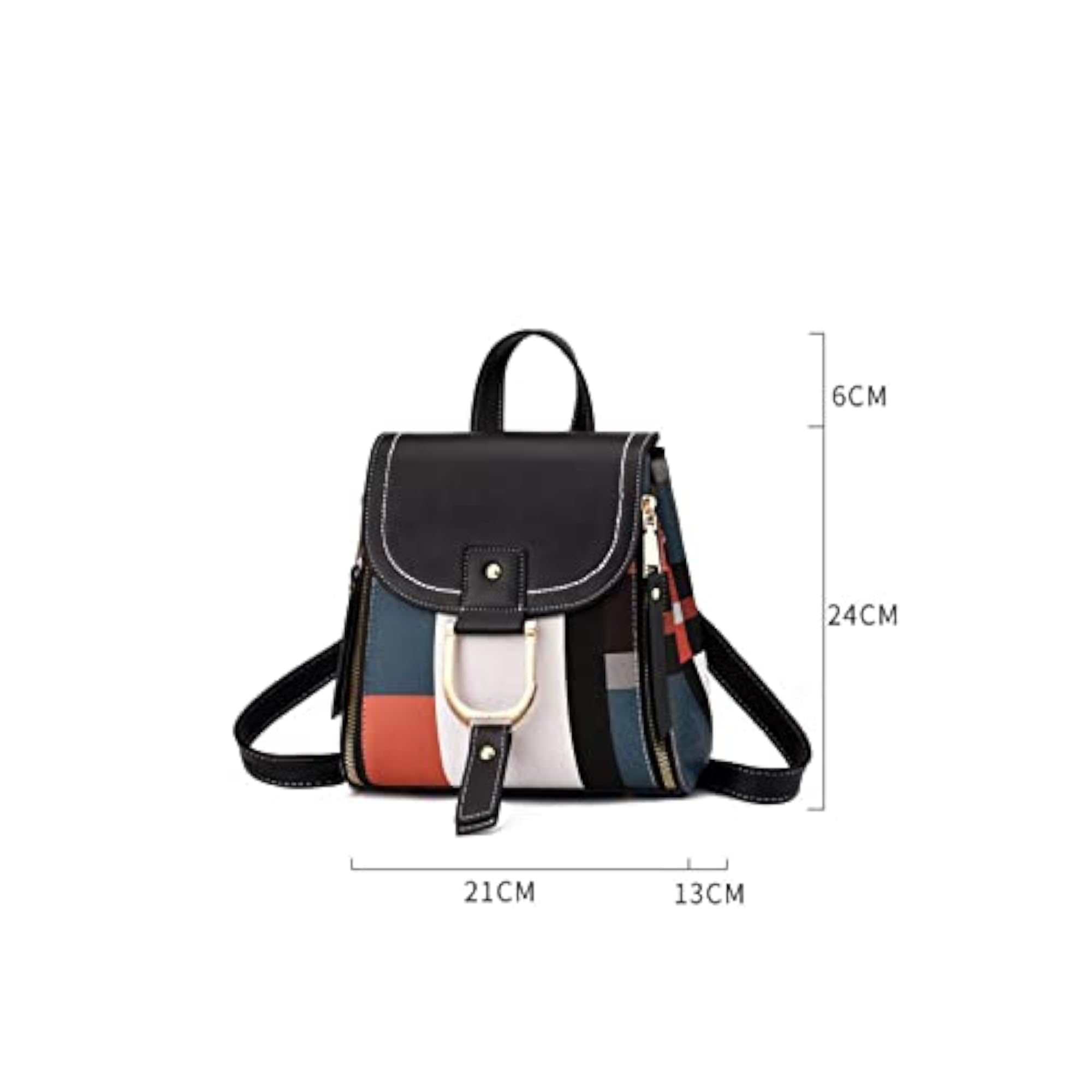 Women's Soft Leather Leisure Travel Backpack, Large Capacity