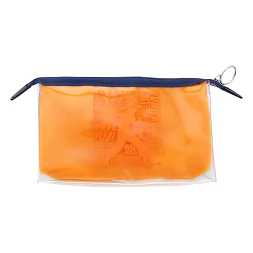 Image of SUN-STAR Jujutsu Kaisen, Gusset Clear Pouch mitte Large Capacity, for Pencil Case and Cosmetic Pouch, W7.5 x H3.9 x D2.4inch (19 x 10 x 6cm)