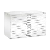 C + P Möbelsysteme | Zeichnungsschrank | 10 Schubladen | Stahl