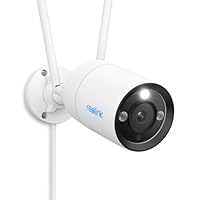 Reolink 4K Telecamera Wi-Fi Esterno, Wi-Fi 6 Videocamera Sorveglianza, IP67 Alloggiamento Metallico, Rilevamento Umano/Veicolo/Pet, 30m Visione Notturna a Colori, Audio a 2 Vie, Time-lapse, RLC-810WA