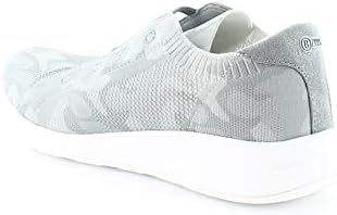 BZees Womens Golden Knit Slip-On Sneaker Grey 7.5 W | Image 2