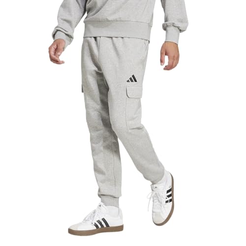 Image of adidas Men's Essentials Feel Cozy Fleece Cargo Pants
