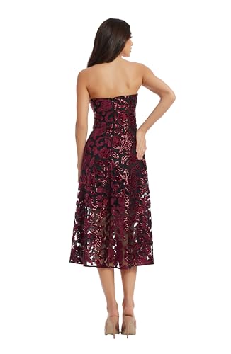 Dress the Population Women's Sadie Fit and Flare Midi Dress3