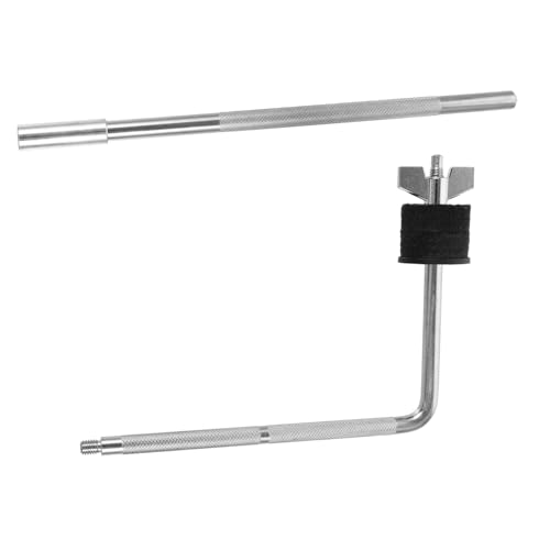 Toddmomy 1Set Heavy Duty Cymbal Boom Bracket Extension Arm for Drum Set Stable Cymbal Stand Attachment with Extra-long Pole for Snare and Drum Cymbals Versatile Portable Percussion Accessory