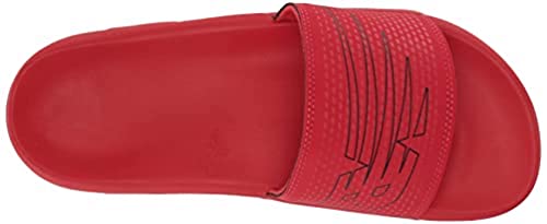 New Balance Men's Zare V1 Slide Sandal, Team Red/Black/Nb Scarlet, 11 #TOP28