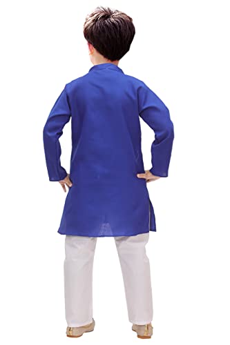 Image of KGN Boys Cotton Blend Regular Solid-Punjabi /Kurta Pajama Set | KGN07 |