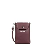  LANCASTER  Milano Bao - Pochette smartphone Cuir de Vachette Grainé Bordeaux