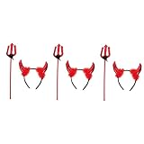 Teufels-heugabel-requisite – bezauberndes teufels-design, schön und lustig, für einen besonderen und auffälligen look auf den partys. teufelshaarband