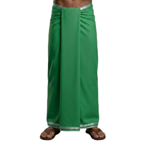 Image of Men's Cotton Lungi | Soft Breathable Wrap Around Lungi | Comfortable Daily & Home Wear for Men