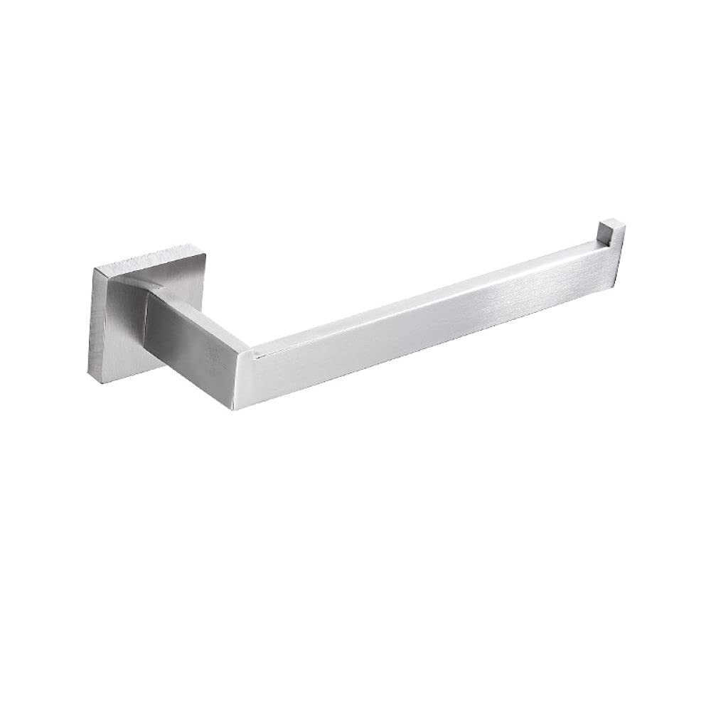 Juego de accesorios para baño Cepillado Gancho para batas Toallero Barra Estante Barra Estante Soporte para papel tisú Soporte para cepillo de dientes Accesorios de baño, Toallero individual, h